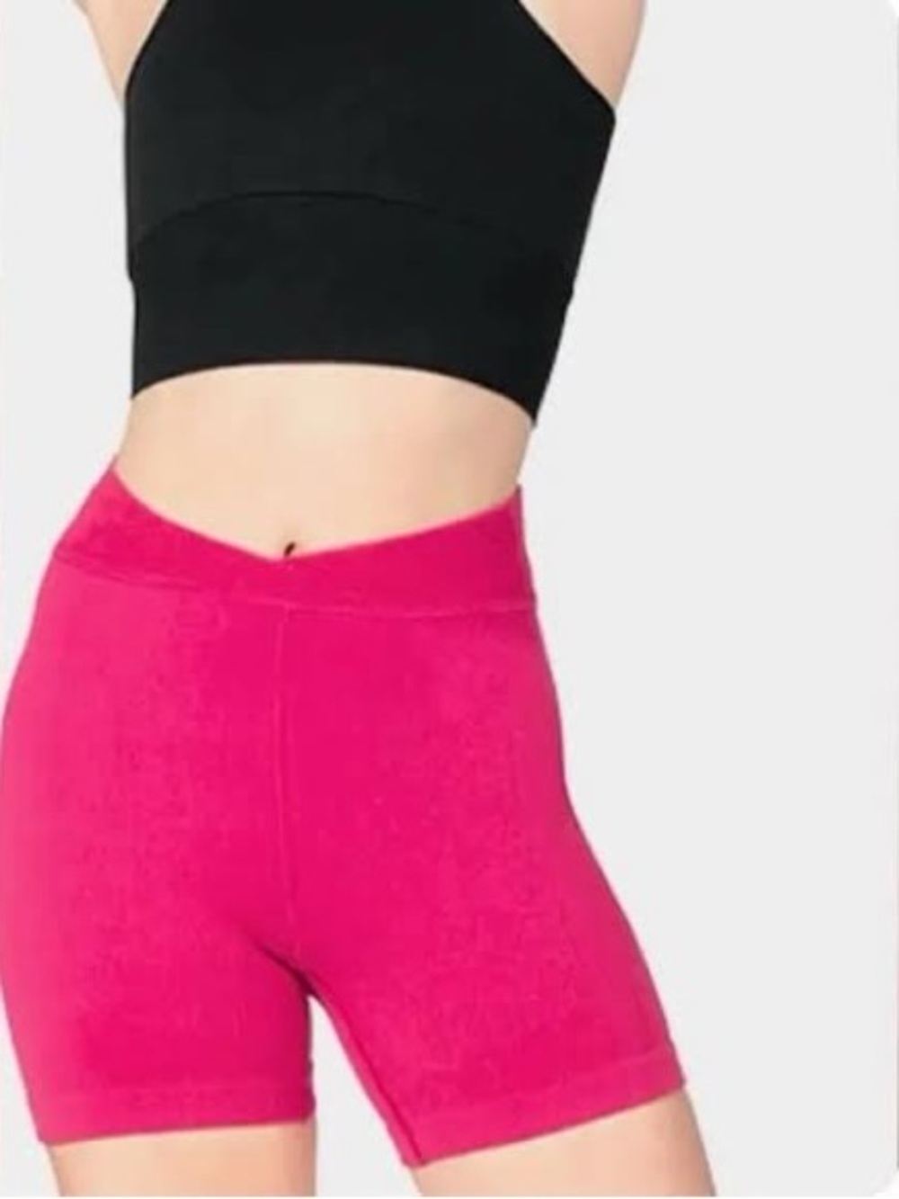 FP Movement Free Throw High Rise Ribbed Bike Shorts